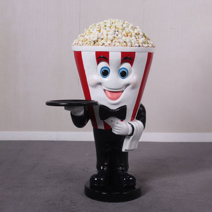 Popcorn Waiter Butler Statue LM Treasures - H