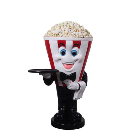 Popcorn Waiter Butler Statue LM Treasures - H