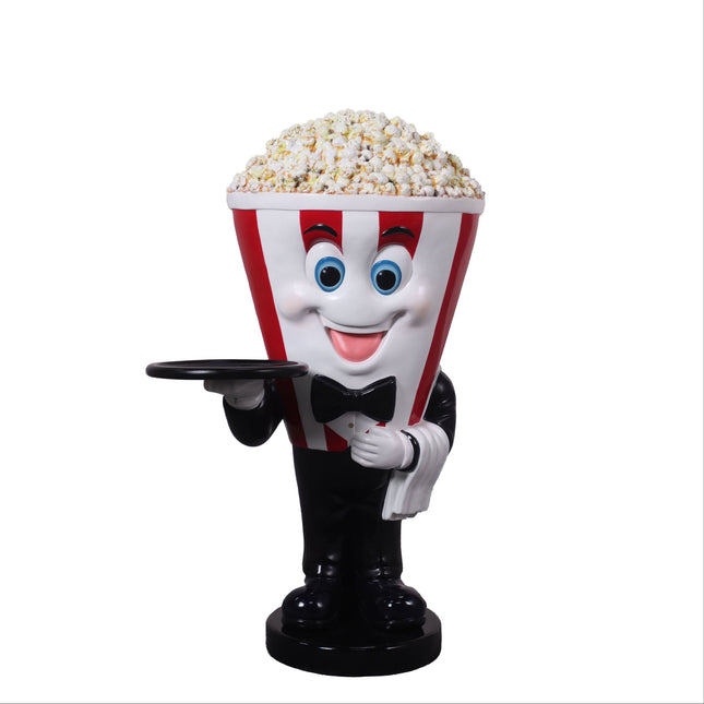 Popcorn Waiter Butler Statue LM Treasures - H