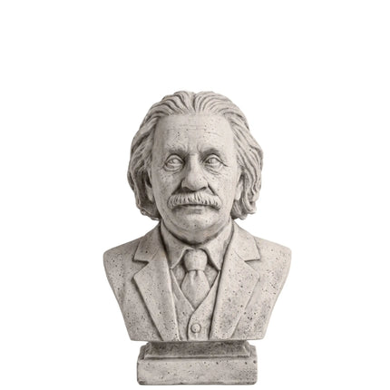 Albert Einstein Bust Stone Finish Statue LM Treasures - H