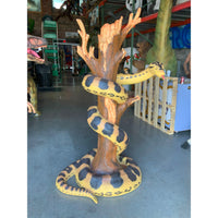 Anaconda Snake On Branch Life Size Statue - LM Treasures 