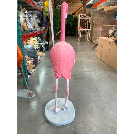 Standing Flamingo Life Size Statue - LM Treasures 