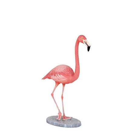 Standing Flamingo Life Size Statue - LM Treasures 