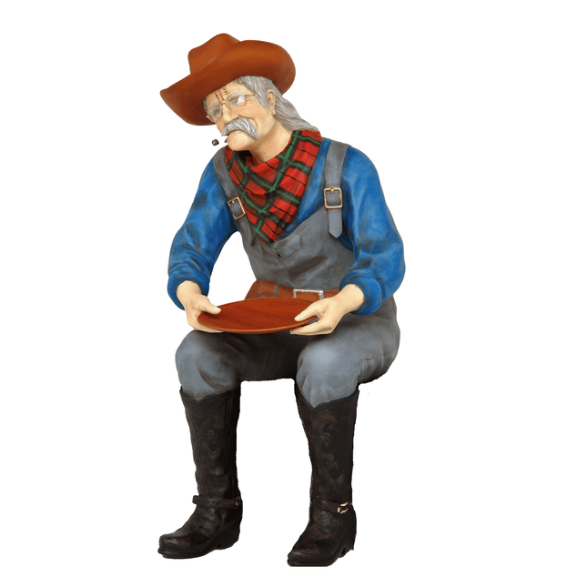 Gold Panner Life Size Statue - LM Treasures 