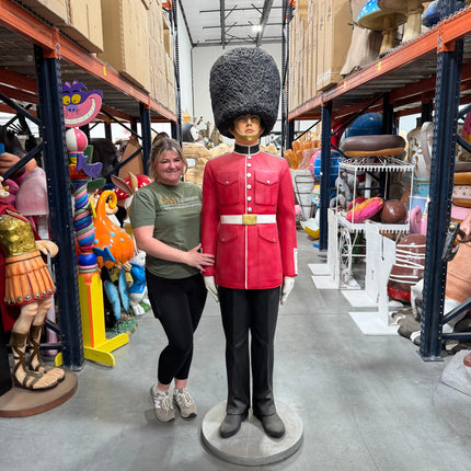 British Queen's Guard Life Size Statue LM Treasures - A