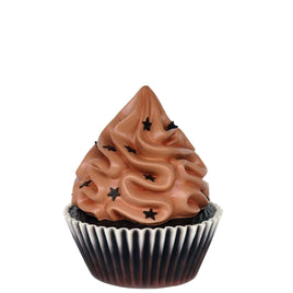 Chocolate Cupcake With Stars Over Sized Statue - LM Treasures 