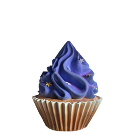 Purple Cupcake With Stars Over Sized Statue - LM Treasures 