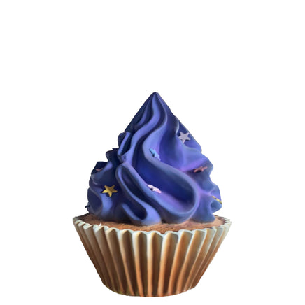 Purple Cupcake With Stars Over Sized Statue - LM Treasures 