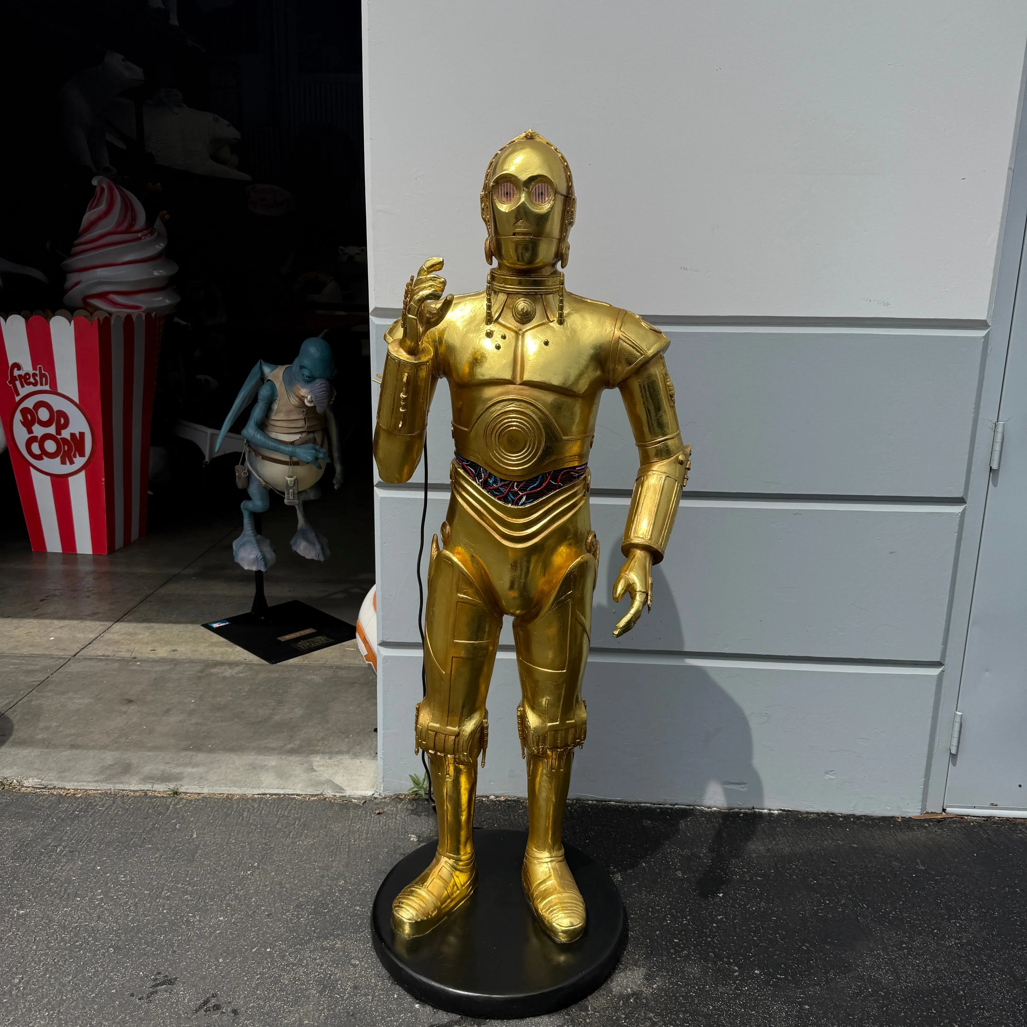 Butler Droid Butler, Gold Android Droid Detective Life Size Statue | LM Treasures ...