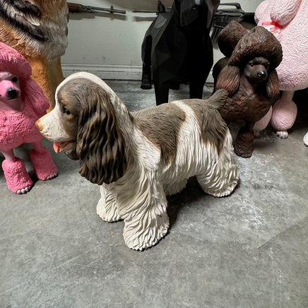 English Cocker Spaniel Life Size Dog Statue - LM Treasures 