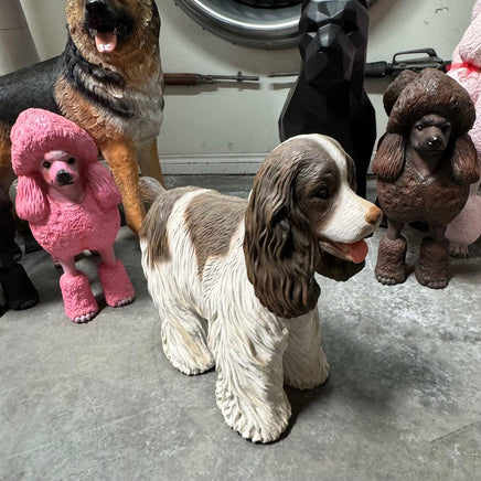 English Cocker Spaniel Life Size Dog Statue - LM Treasures 