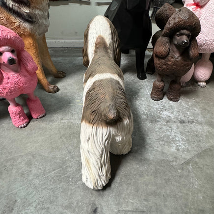 English Cocker Spaniel Life Size Dog Statue - LM Treasures 