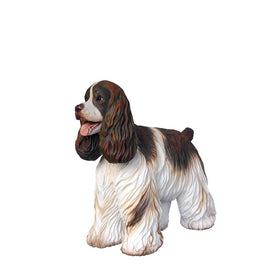 English Cocker Spaniel Life Size Dog Statue - LM Treasures 