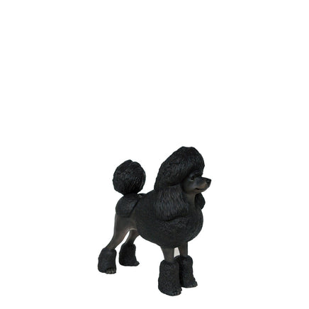 Black Poodle Life Size Dog Statue - LM Treasures 