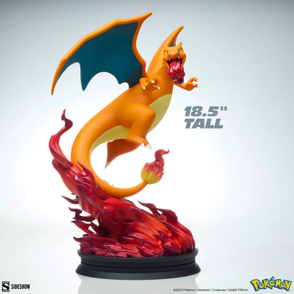 Pokemon Charizard Table Top Statue Sideshow