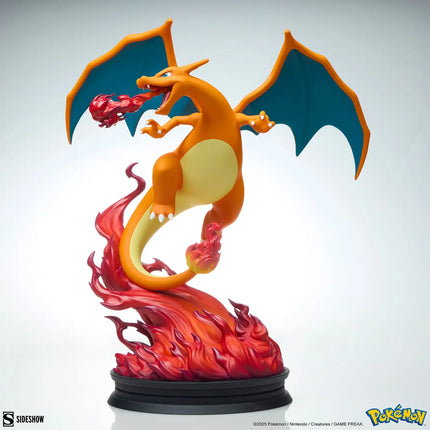 Pokemon Charizard Table Top Statue Sideshow