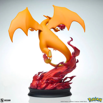 Pokemon Charizard Table Top Statue Sideshow