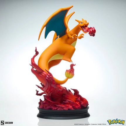 Pokemon Charizard Table Top Statue Sideshow