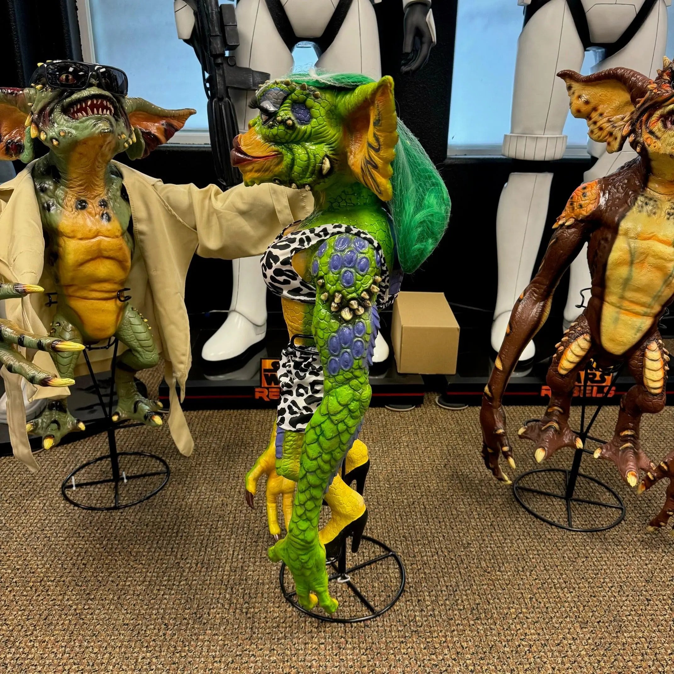Greta, the Female Gremlin Lifesize Stunt Puppet Replica available for pre-order on the NECA Store! Link in bio. ➖ Based on the original film puppet as seen in Gremlins 2: The New Greta, the Female Gremlin Lifesize Stunt Puppet Replica available for pre-order on the NECA Store! Link in bio. ➖ Based on the original film puppet as seen in Gremlins 2: The New