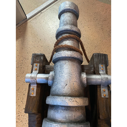 Realistic Pirate Cannon Life Size Statue - LM Treasures 