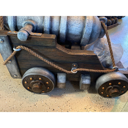 Realistic Pirate Cannon Life Size Statue - LM Treasures 