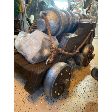 Realistic Pirate Cannon Life Size Statue - LM Treasures 