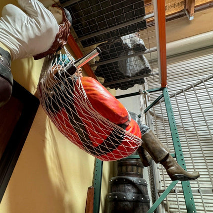 Pirate Hanging in Hammock Life Size Statue - LM Treasures 