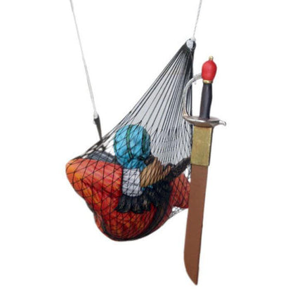 Pirate Hanging in Hammock Life Size Statue - LM Treasures 
