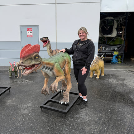 Venenifer No Dorsal Fin Dinosaur Life Size Statue