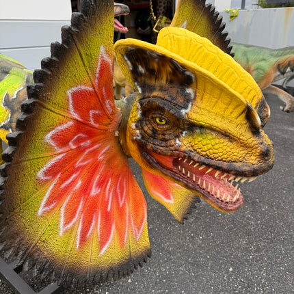 Venenifer with Dorsal Fin Dinosaur Life Size Statue