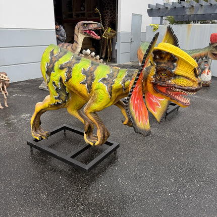 Venenifer with Dorsal Fin Dinosaur Life Size Statue