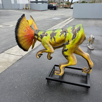 Venenifer with Dorsal Fin Dinosaur Life Size Statue