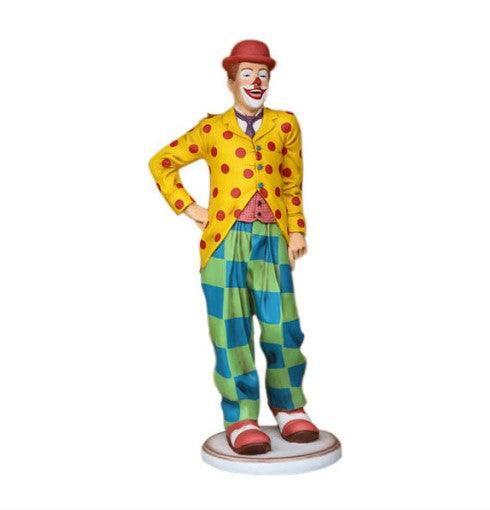 Circus Clown Standing Life Size Statue - LM Treasures 