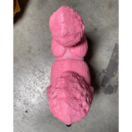 Pink Poodle Life Size Dog Statue - LM Treasures 