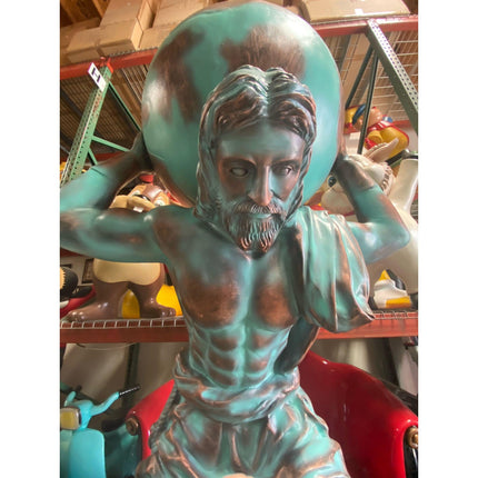 Atlas Man Carrying World Life Size Statue - LM Treasures 