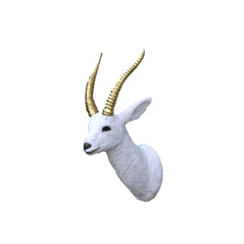 White Gazelle Head Life Size Statue - LM Treasures 