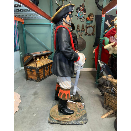 Pirate Captain Life Size Statue - LM Treasures 