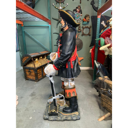 Pirate Captain Life Size Statue - LM Treasures 