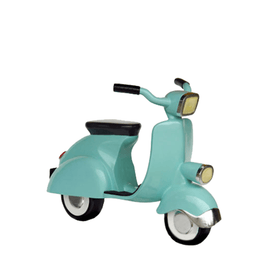 Turquoise Scooter Life Size Statue - LM Treasures 