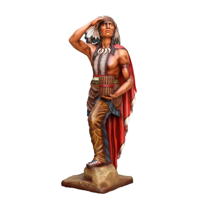 Tobacco Indian Chief Cigar Store Life Size Statue LM Treasures - A