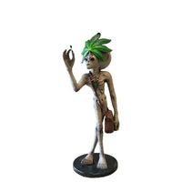 Standing Leaf Alien With Cigar Life Size Statue - LM Treasures 
