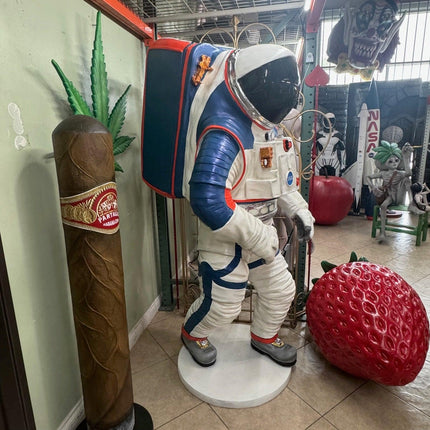 Modern Astronaut Walking Life Size Statue - LM Treasures 
