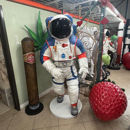Modern Astronaut Walking Life Size Statue - LM Treasures 