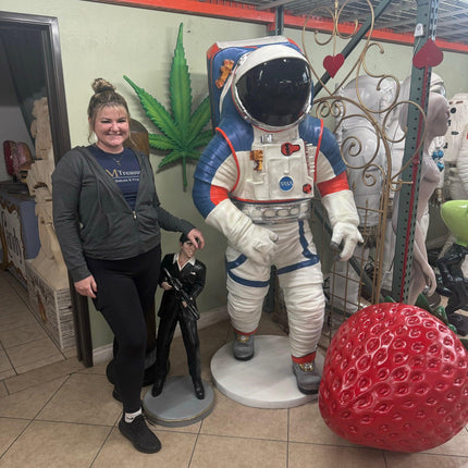 Modern Astronaut Walking Life Size Statue - LM Treasures 