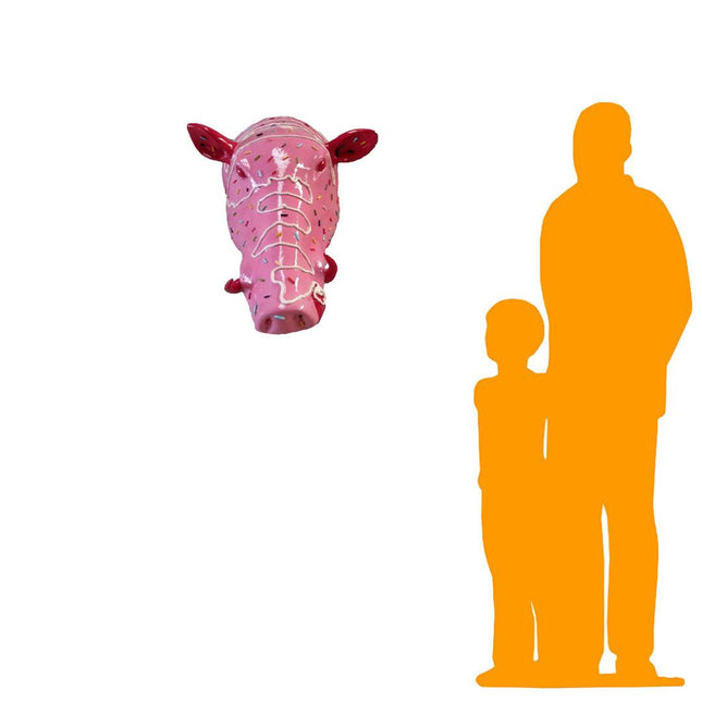 Sprinkles Wild Boar Head Statue - LM Treasures 