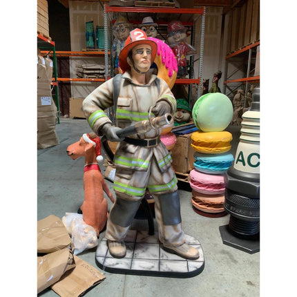 Fire Man Life Size Statue - LM Treasures 