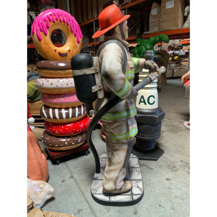 Fire Man Life Size Statue - LM Treasures 