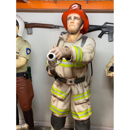 Fire Man Life Size Statue - LM Treasures 