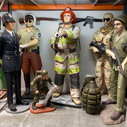 Fire Man Life Size Statue - LM Treasures 