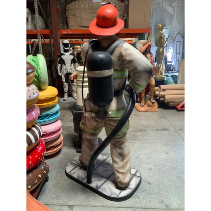 Fire Man Life Size Statue - LM Treasures 